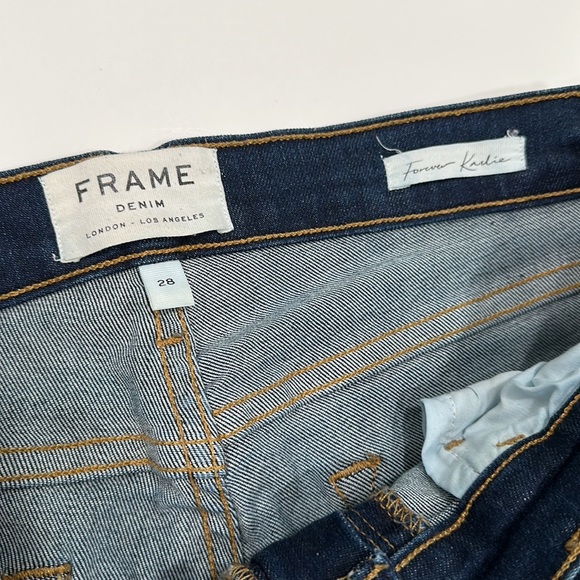 Skinny Jeans with raw hem by FRAME Size 28. - Picture 10 of 12